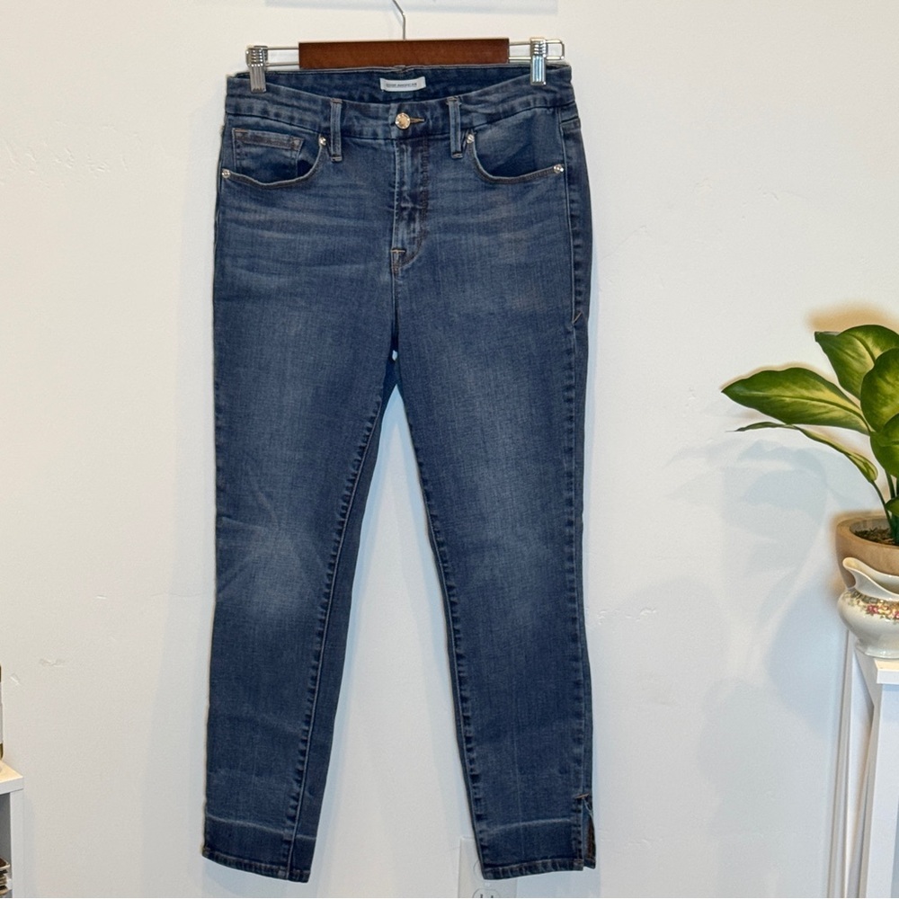 Good American Size 10/30 Good Legs Ankle Split Hem‎ Skinny Jeans Style